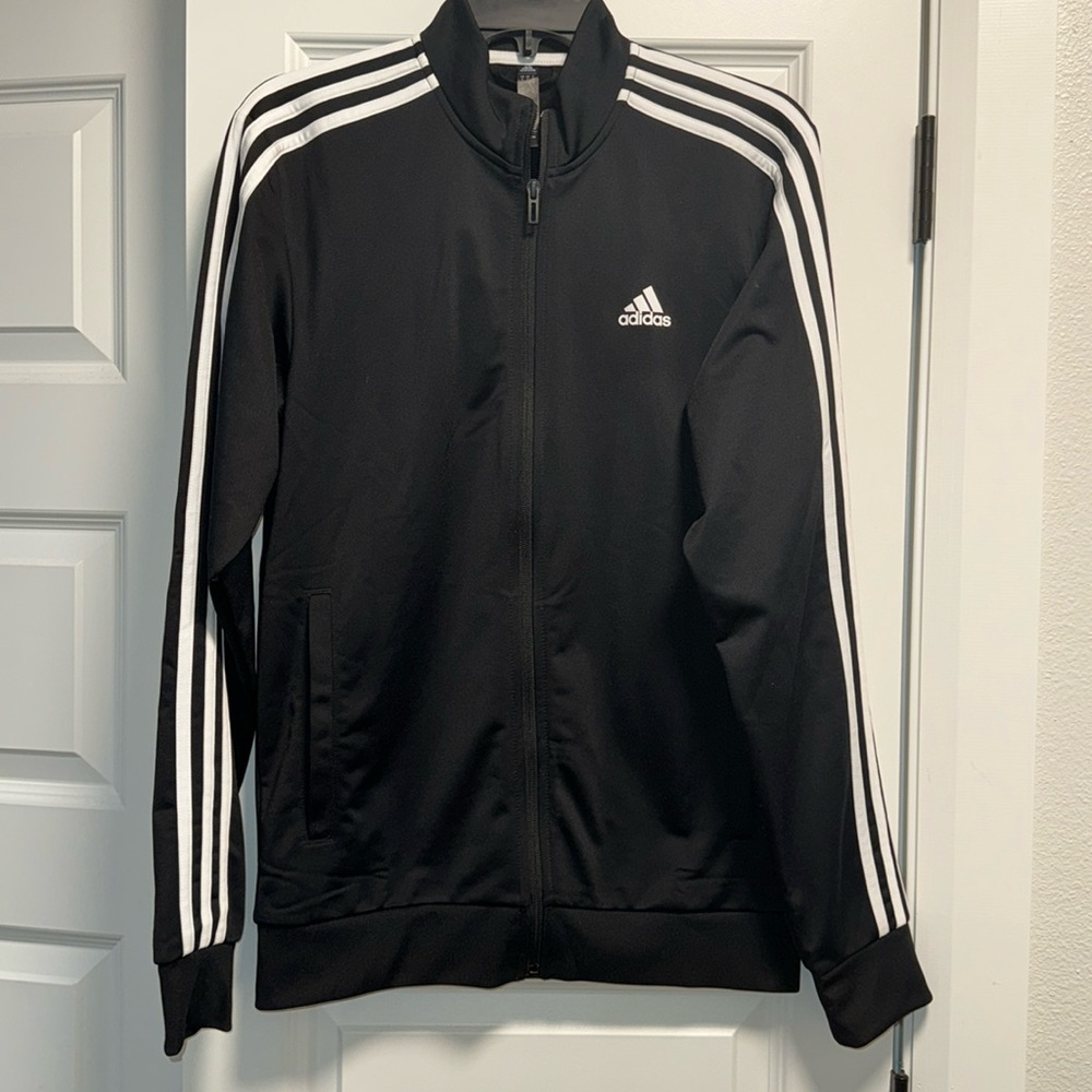 Adidas Men’s Size Small Classic Track Star Black Jacket